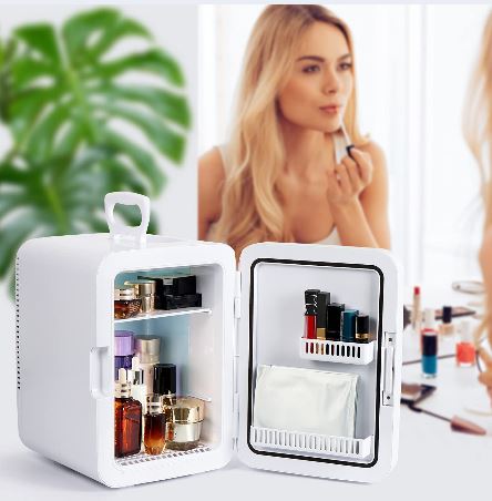 Mini Makeup Refrigerator – Chic Preservation by Lunéra Paris